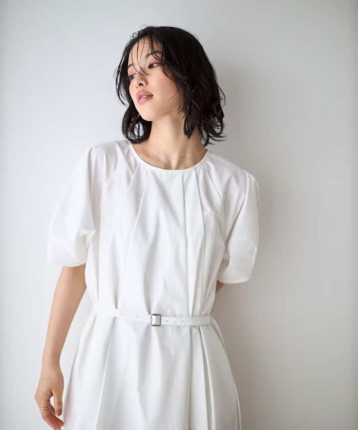 Balloon Sleeve 2WAY Dress / 5 Minute Sleeve