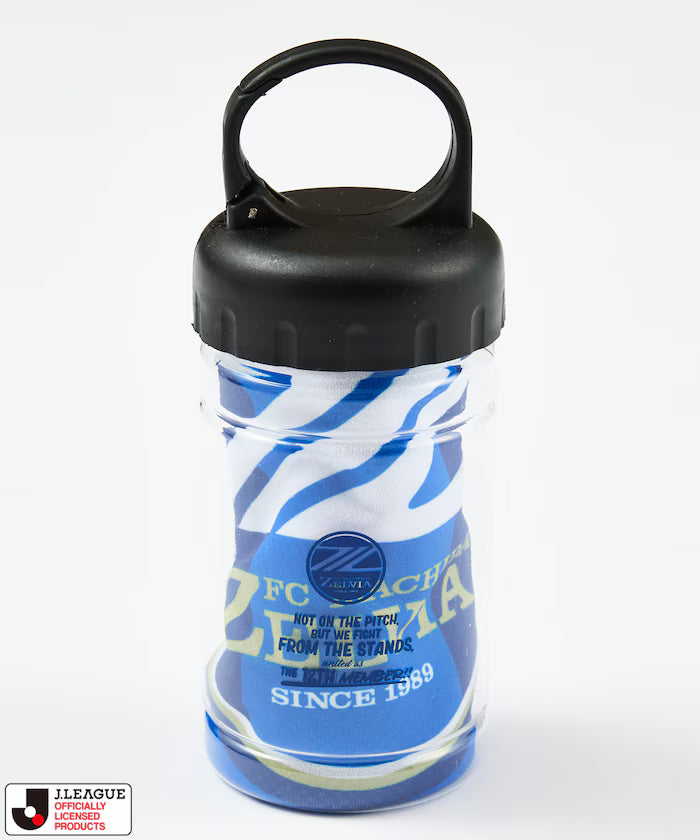 [Sales Start May 15 12:00] J.LEAGUE × FREAK'S STORE Exclusive Cool Towel Muffler W/Bottle - FC Machida Zelvia