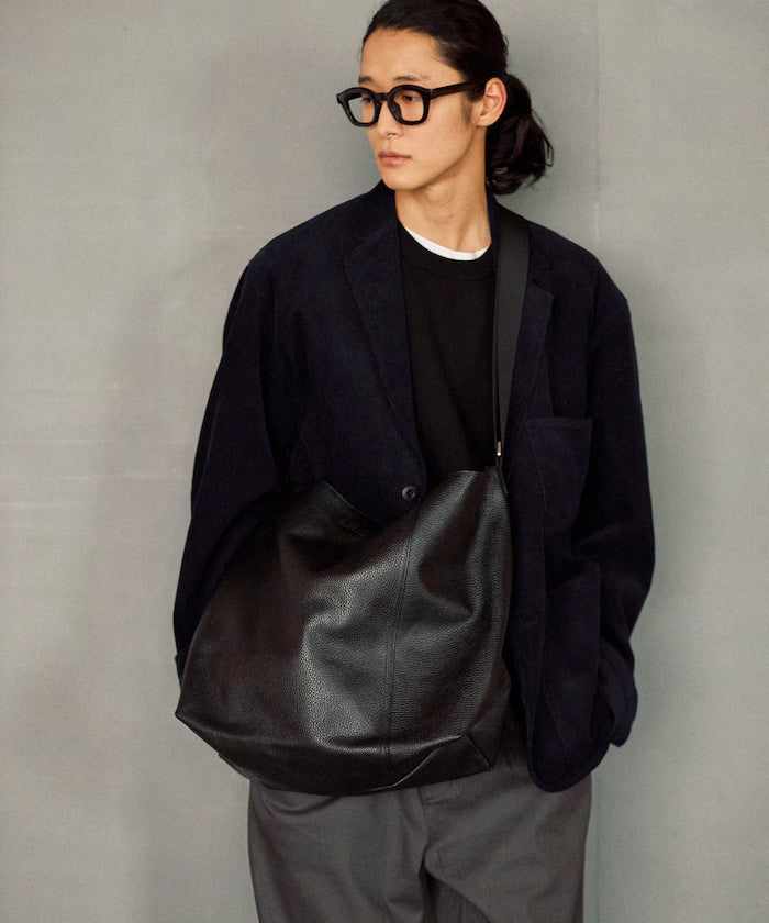 2WAY Leather Messenger Bag / 2WAY Leather Messenger Bag / Cowhide / Water-repellent leather