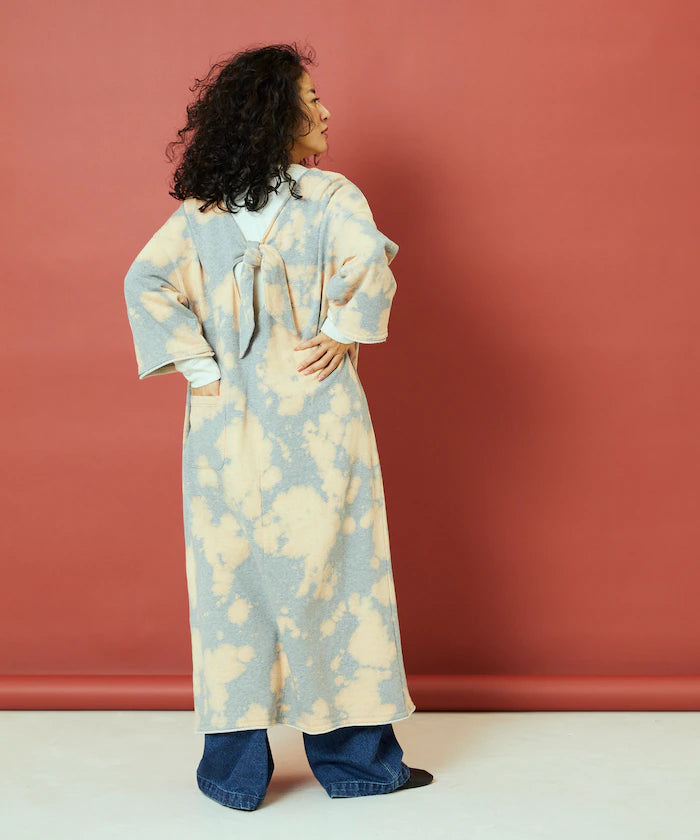 Bleach Back Sweat Ribbon One-Piece