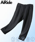 AiRide/Air Ride Semi-Wide Silhouette Cropped Easy Pants/Pocketable/Quick-Dry/UV Cut 【Limited Edition】 - Charcoal Gray