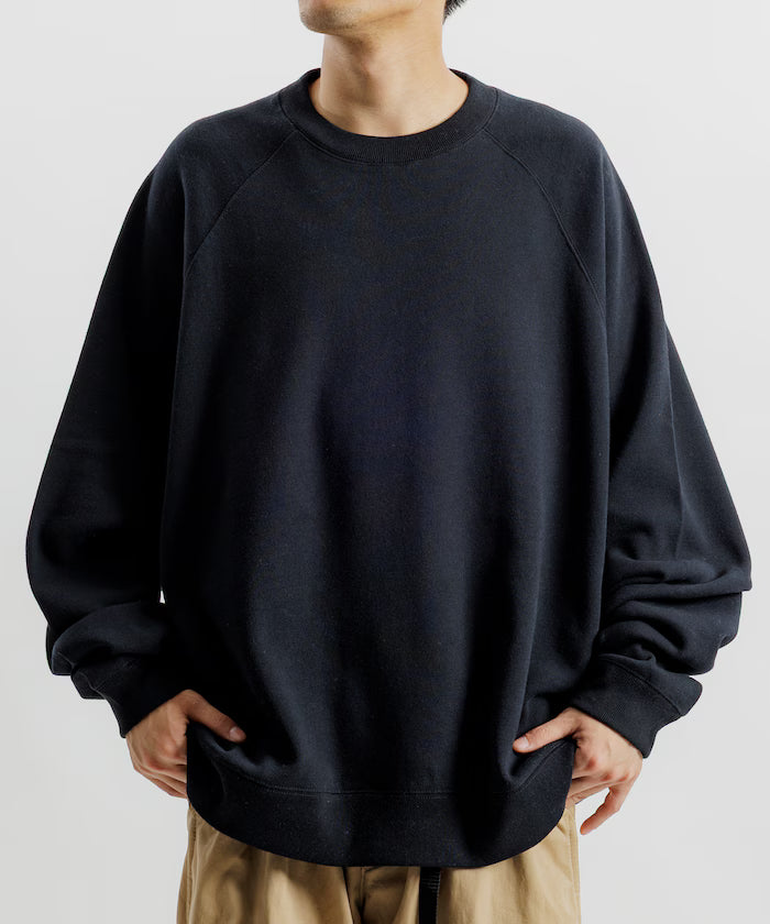12oz Heavyweight Big Silhouette Raglan Sleeve Crew Neck Sweatshirt 【Limited Edition】