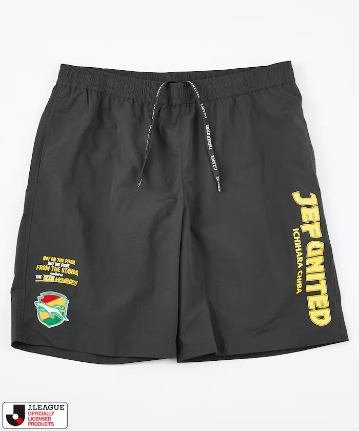 [Starting sales on May 15 at 12:00] J.LEAGUE × FREAK'S STORE special order SUPPORTERS NYLON SHORTS [Jef United Chiba] - Charcoal Gray