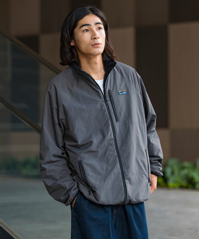 Relaxed Fit Nylon Fleece Reversible Blouson [Limited Release]