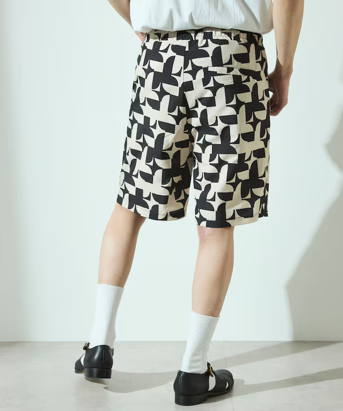 Pattern Easy Shorts / All-over Print Short Pants / Compatible with Setup