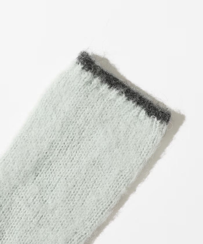 Alpaca Blend Bicolor Knit Gloves
