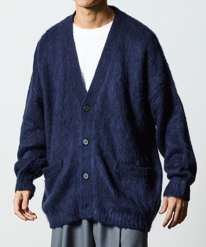 Relax Fit Shaggy Knit Loose Cardigan 【Limited Edition】