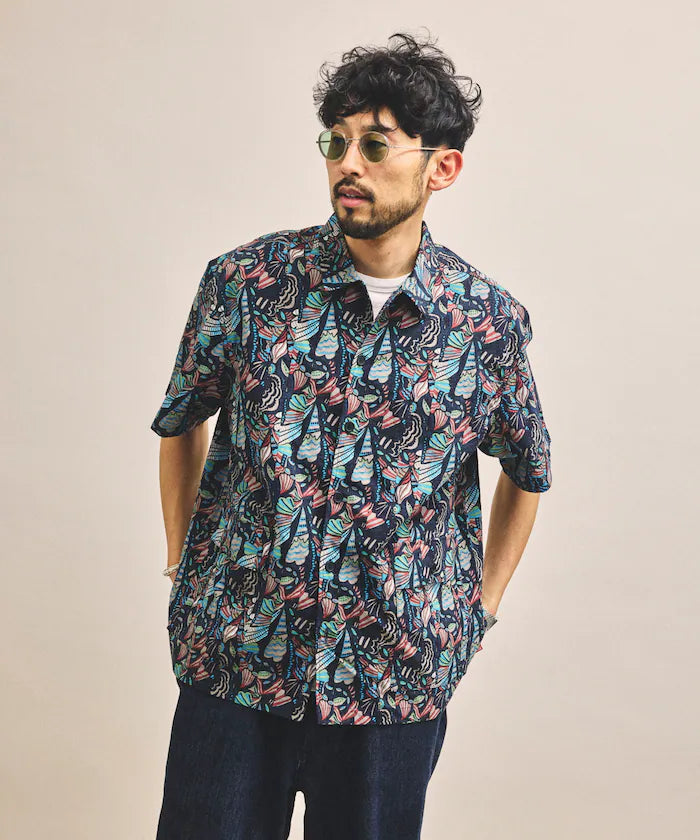 FREAK'S STORE for BEACH & FES Recycled Nylon Short Sleeve Shirt