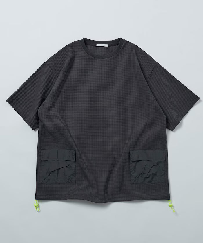 Side Pocket Spindle Tech Thermal Short Sleeve T-Shirt / Big Silhouette