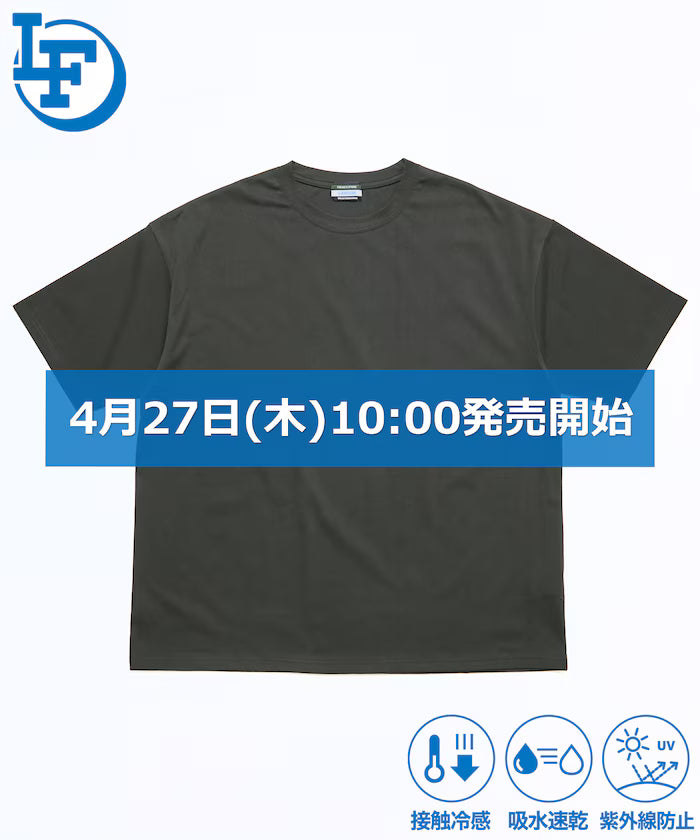 [March 19 Release] Lawson x FREAK'S STORE Relax Fit Comfortable T-Shirt / Lawson Freak - Charcoal Gray