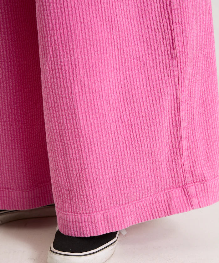 India double gauze flare salopette