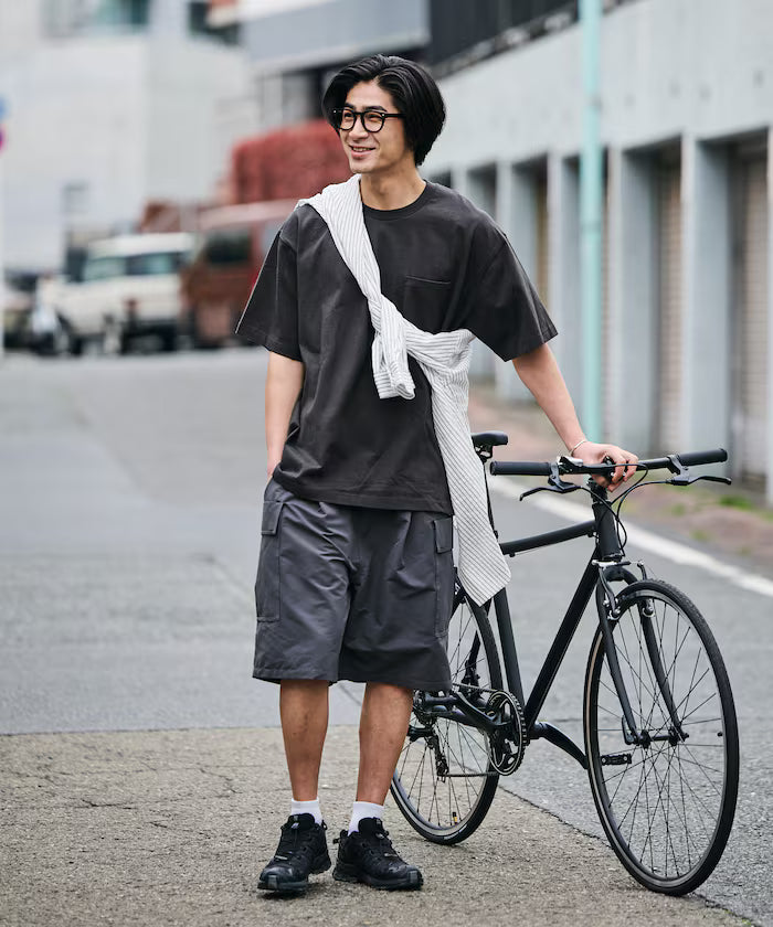 Limited Edition Drymix(R) Dry Mix Wide Silhouette Utility Short Cargo Pants Quick Dry UV Cut
