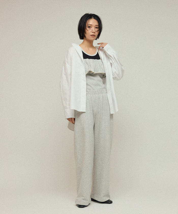 Organic Cotton 2WAY Bear Frill All-in-One / Inside Fleece Sweat