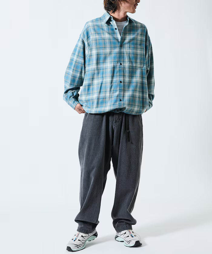 Wide Silhouette Ombre Check Spindle Shirt [Limited Edition]