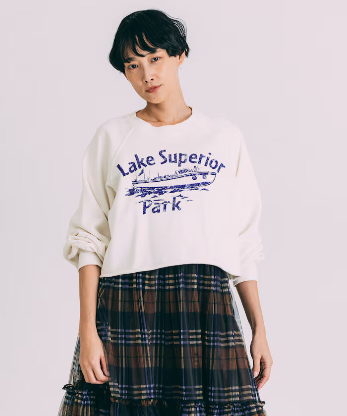 Grunge Cutoff Short Sweatshirt