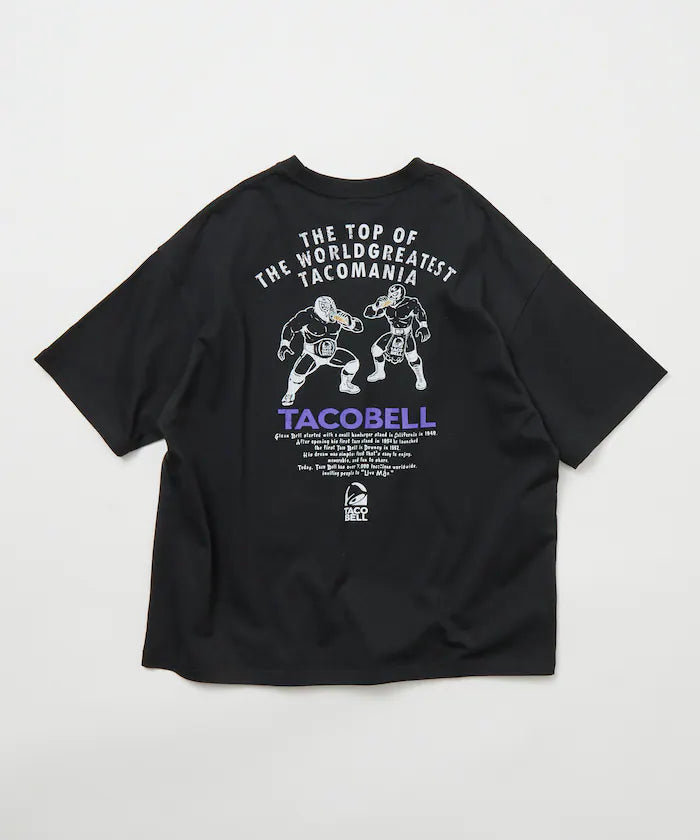 Limited Edition TACOBELL×FREAK'S STORE Exclusive Big Silhouette Back Print Crew Neck T-Shirt