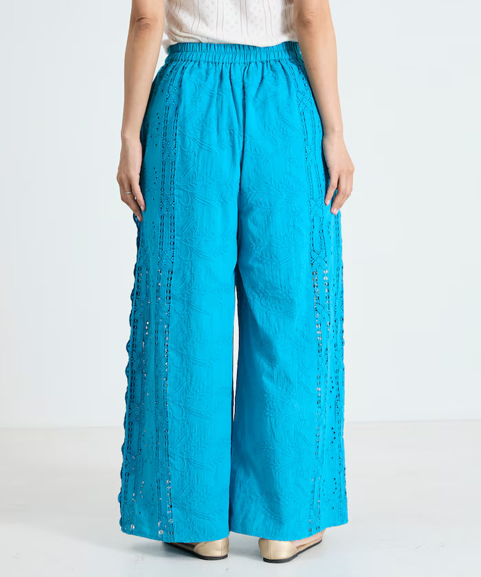 Cutwork Embroidered Easy Pants
