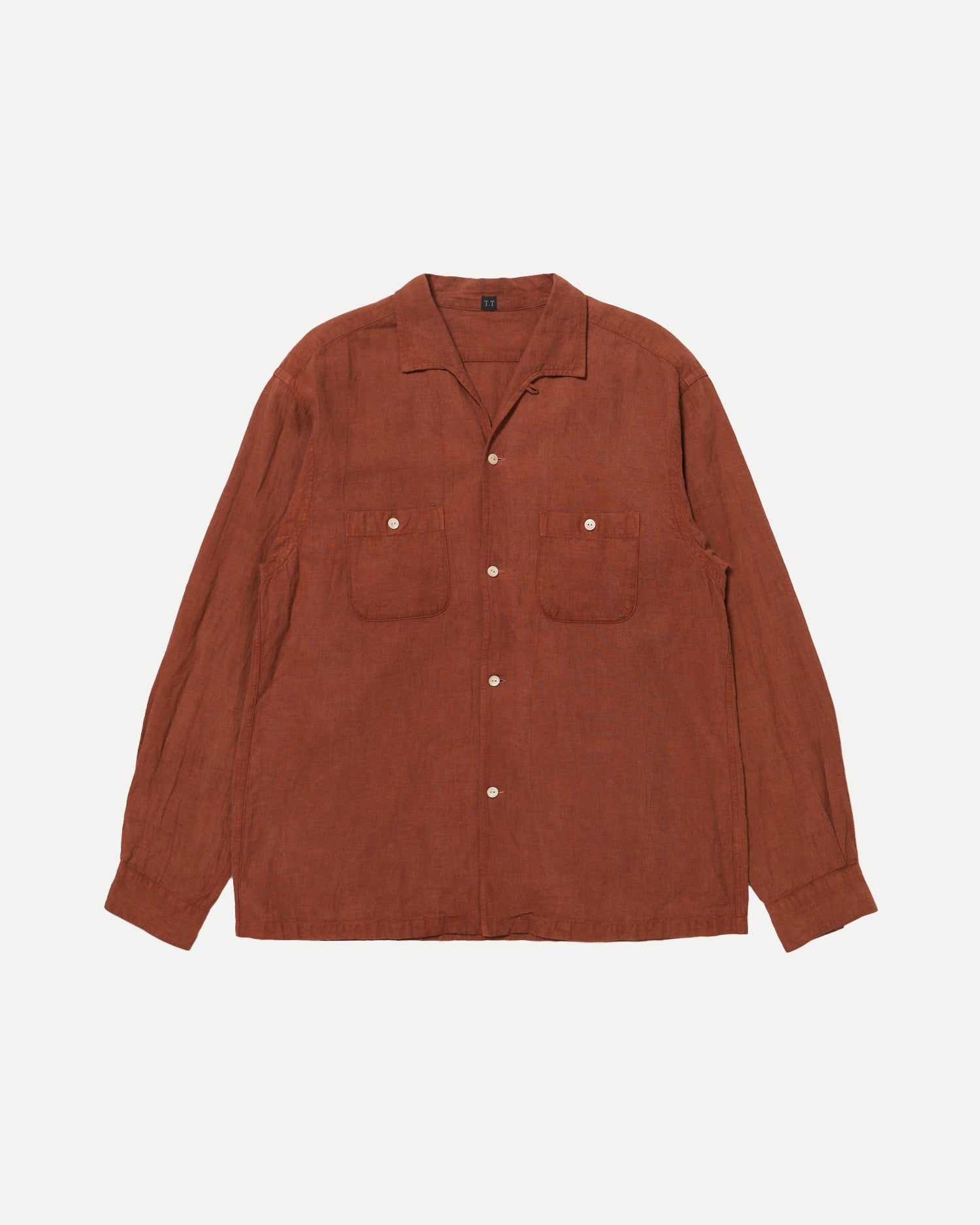 LOT.102 SIR GUY SHIRT - Techi Tree Dyed Brown