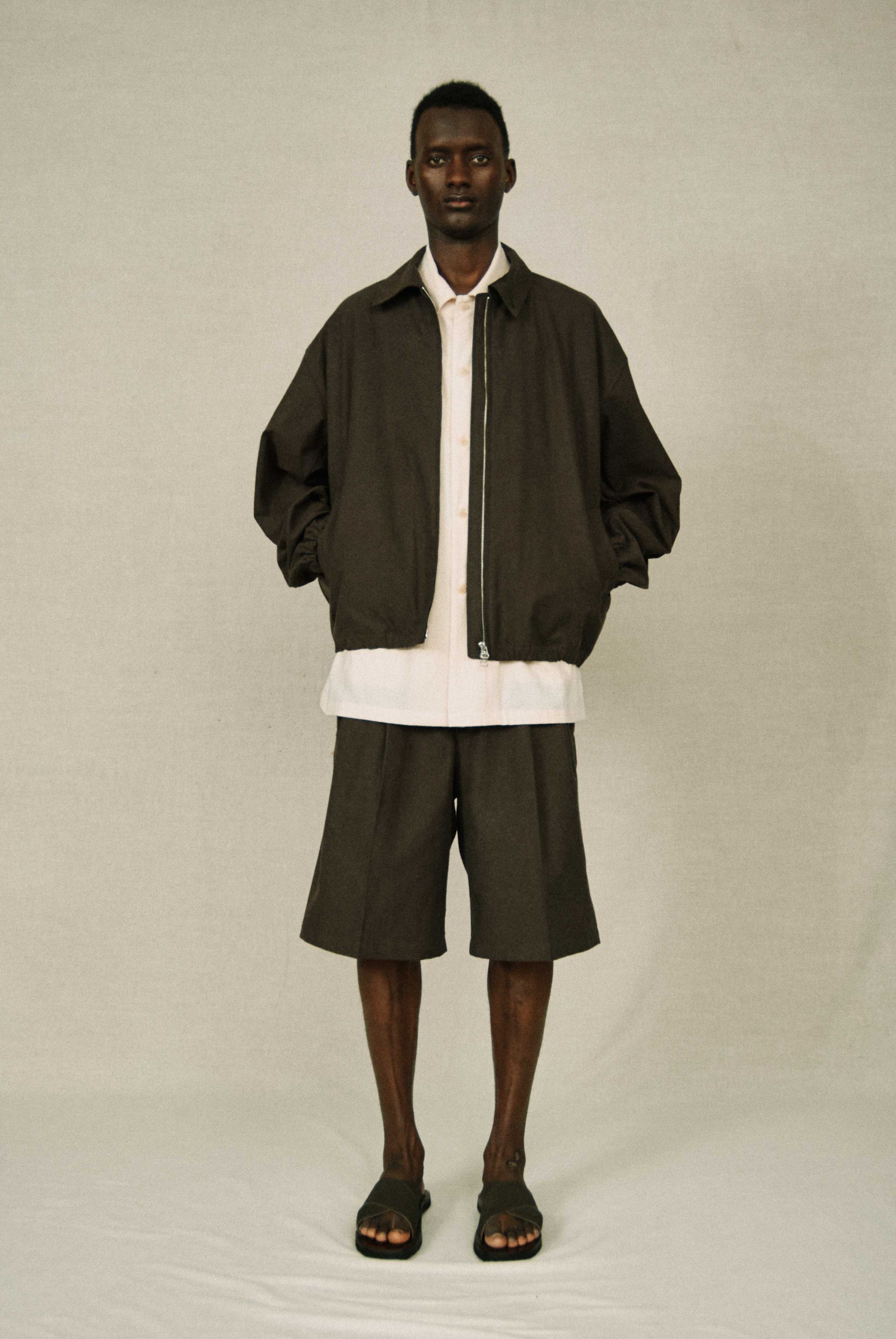 DOUBLE PLEATED SHORTS