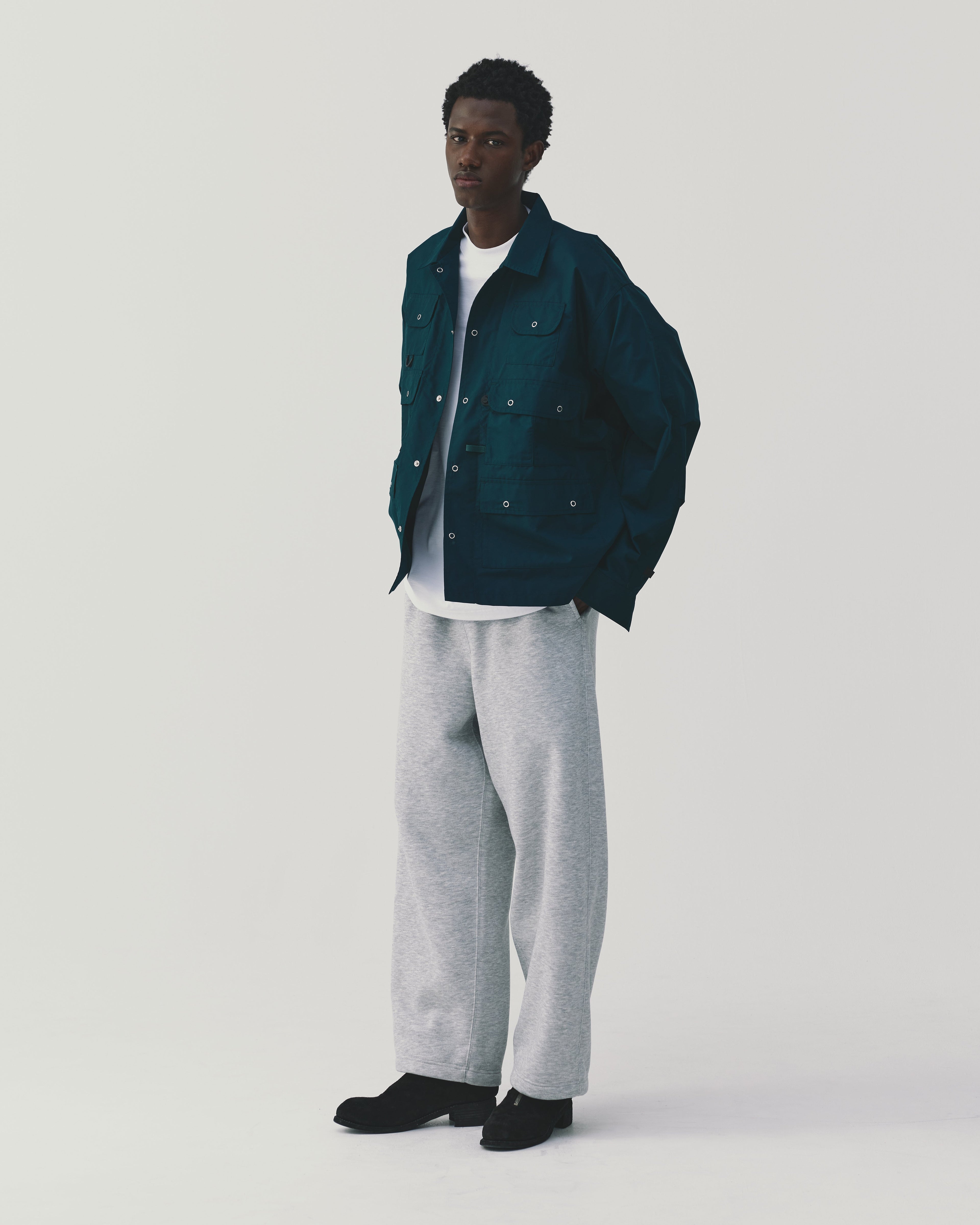 TECH MULTI FISHING POCKET SHIRT L/S SOLID