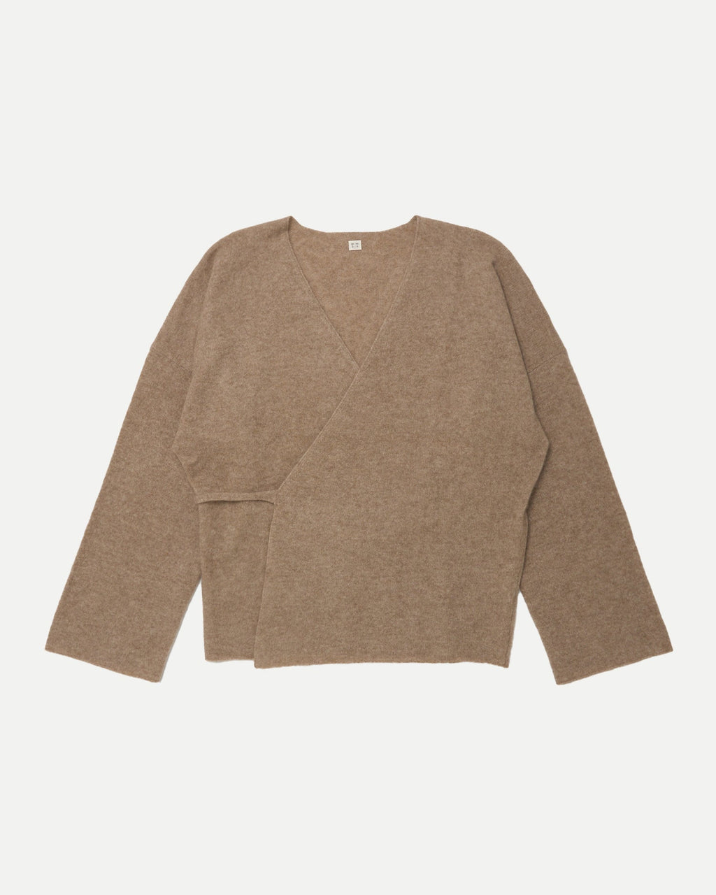 CASHMERE SAMUE CARDIGAN - NATURAL BROWN