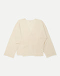 CASHMERE SAMUE CARDIGAN - RAW WHITE