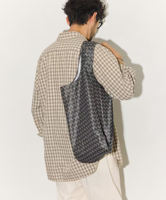 All-over Monogram Print Large Size Market Bag