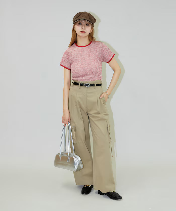 Shearing Design Check Pullover Shirt