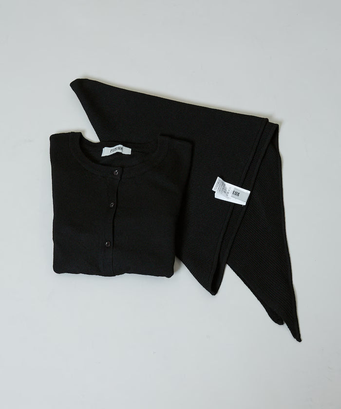 Stole Set Crew Neck Cardigan Limited Edition