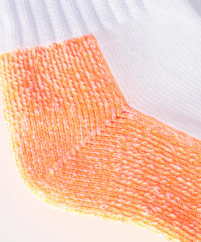 Sinker Sole Color Quarter Socks (for size 25.0-27.0cm)