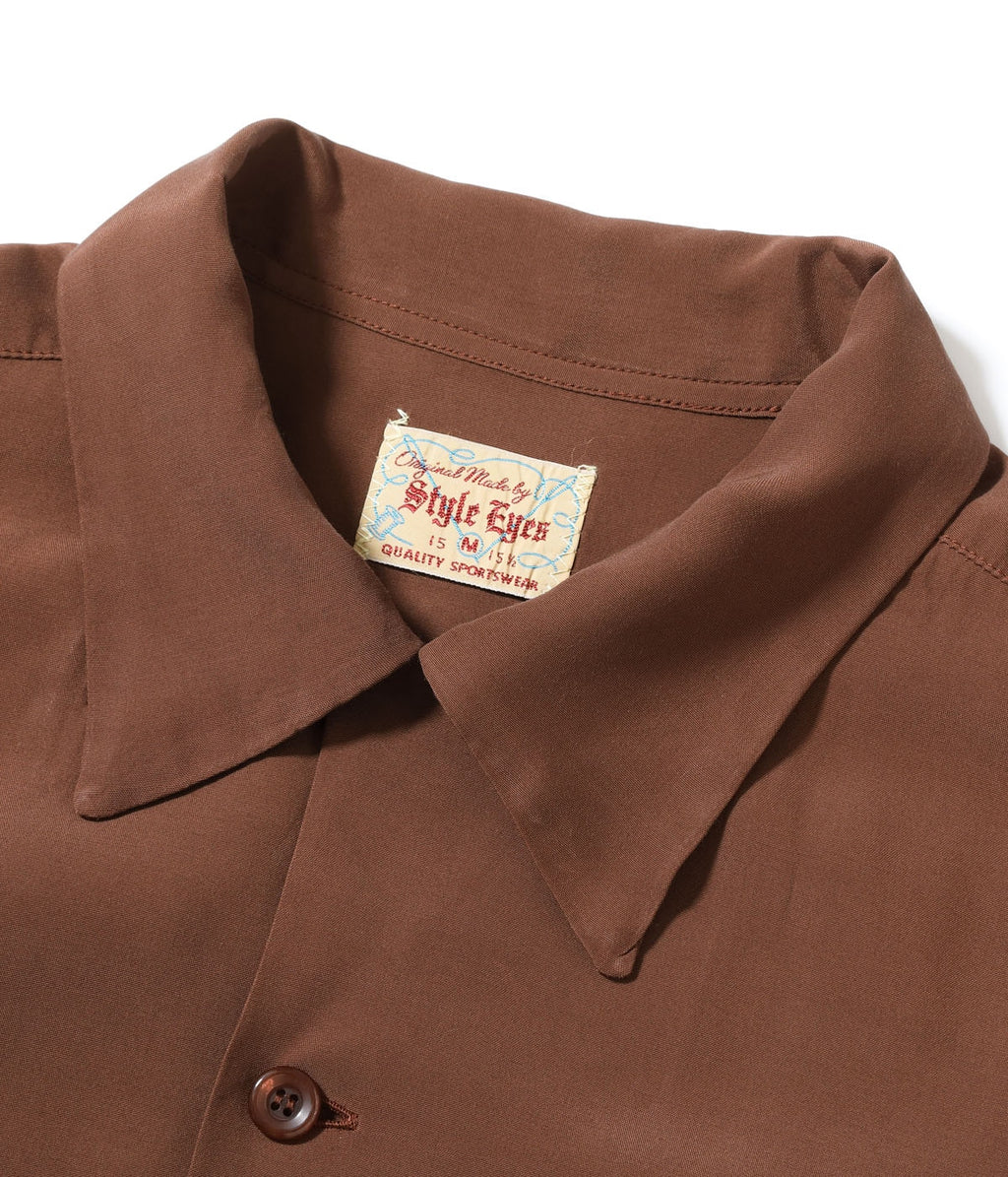 RAYON BOWLING SHIRT “PLAIN”