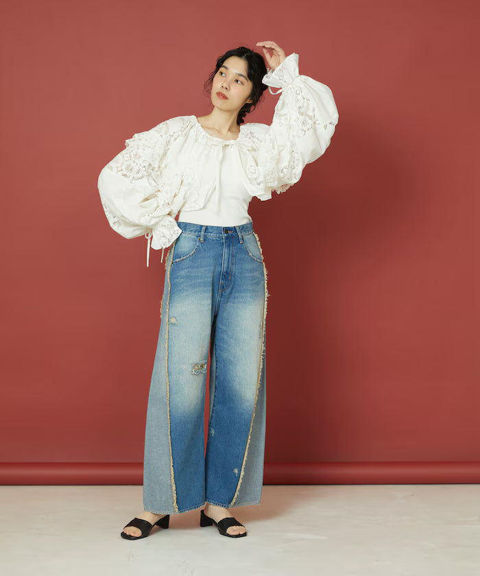2WAY Lace Bolero & Chaps Pants