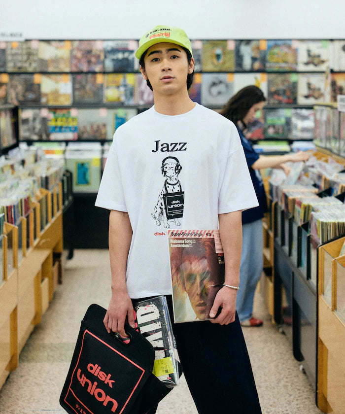 Limited Release diskunion×FREAK'S STORE Exclusive Dalmatian Big Silhouette Print Crew Neck T-Shirt