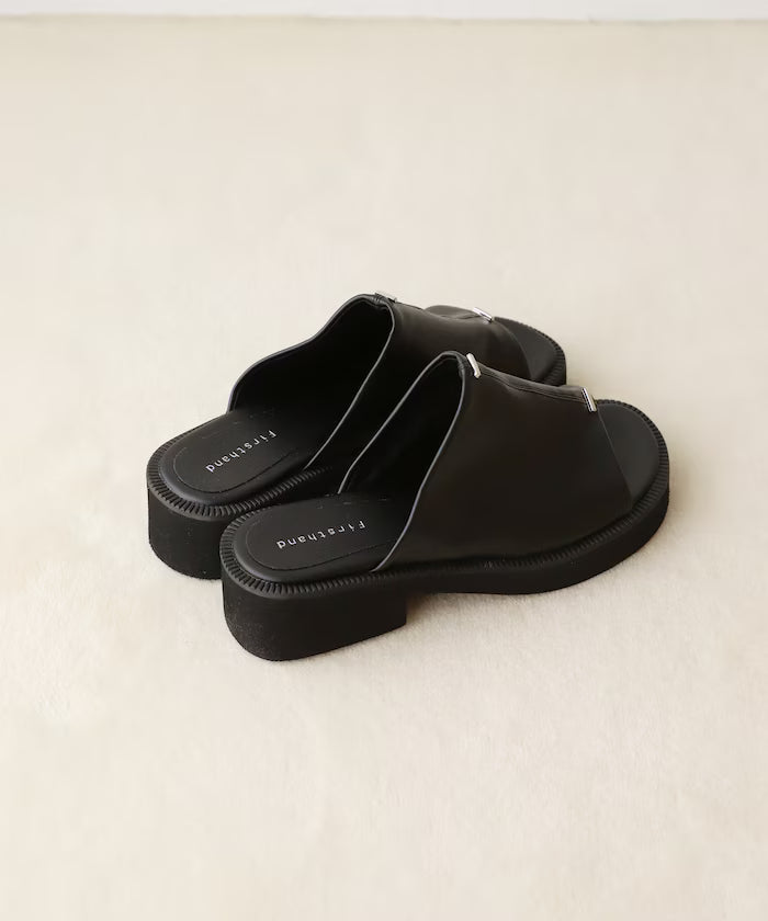 Point Silver Covered Sandals