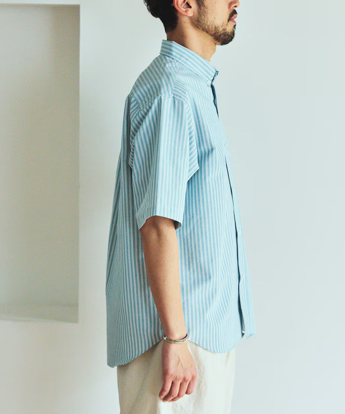 AIRDRY HIGH TECHYARN high-performance material oxford button-down shirt short sleeve moisture-wicking quick-dry