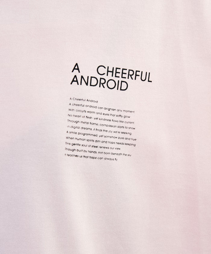 LOVE POP STUDIO CHEERFUL Typography T-Shirt Limited Edition