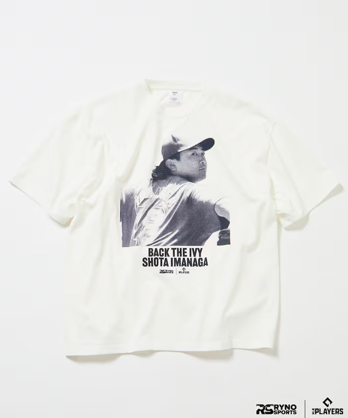 [Releasing March 5 at 12:00] MLB PLAYERS× RYNO SPORTS ×FREAK'S STORE Special Order [IMANAGA] CLOSE UP PHOTO TEE - White
