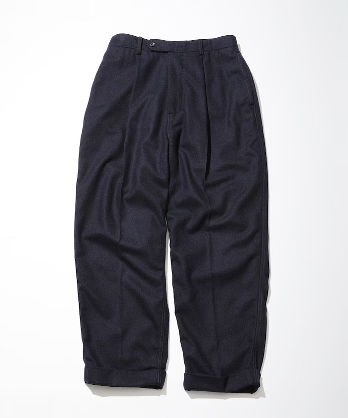 Wool Flannel Pant - Navy
