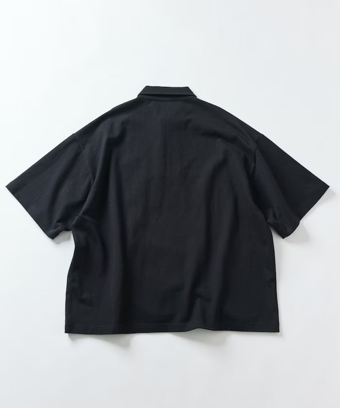 9 oz Heavyweight Big Silhouette heavyweight polo shirt/oversized polo 【limited edition】