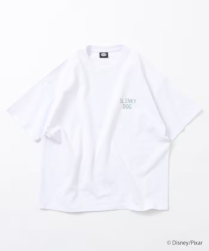 [TOY STORY] Exclusive Back Print Crew Neck T-Shirt / Slinky Dog [Limited Edition]