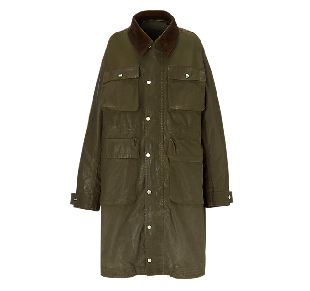 COAT - KHAKI/BROWN