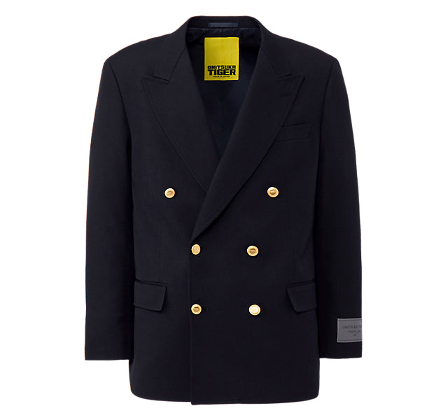 DOUBLE BREASTED JACKET - DARK NAVY