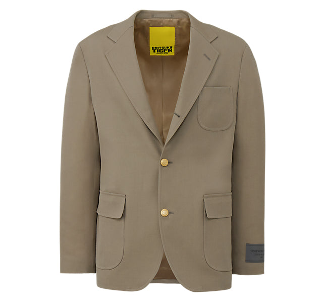 SINGLE BREASTED JACKET - TAUPE
