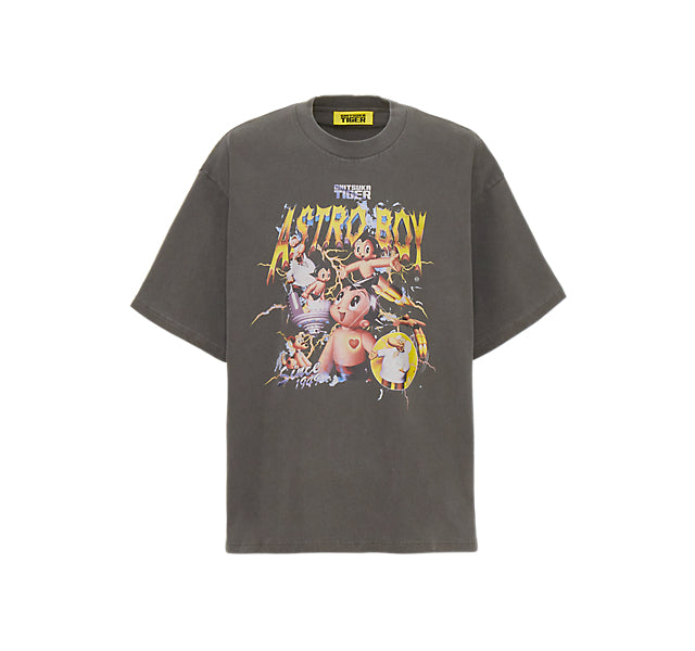 OVERSIZED GRAPHIC TEE - BLACK/YELLOW