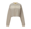 WOMEN'S LONG SLEEVED TOP - LIGHT BEIGE