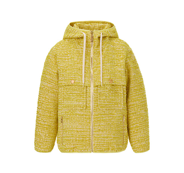 WOMEN'S HOODIE JACKET - YELLOW