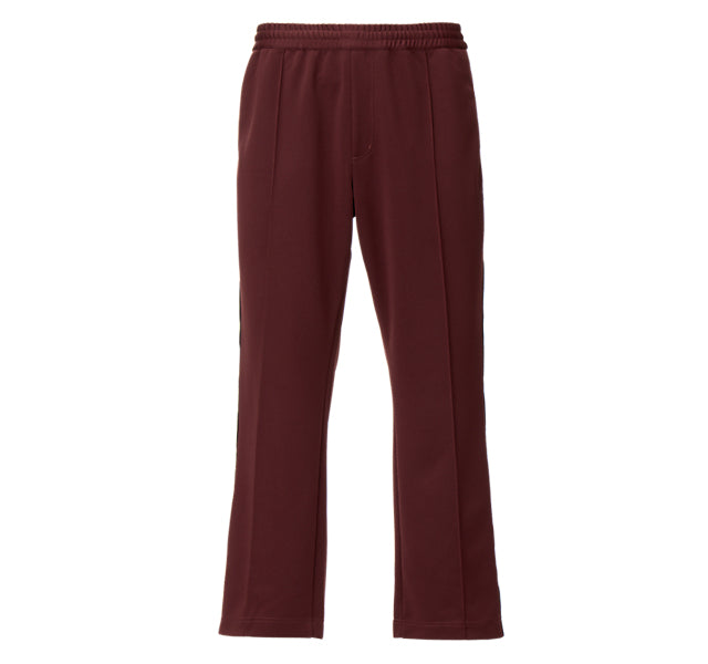 TRACK PANTS - BURGUNDY/LIGHT BEIGE