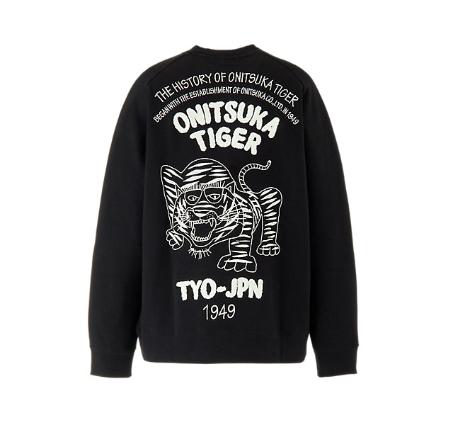 SWEAT TOP - BLACK/BEIGE