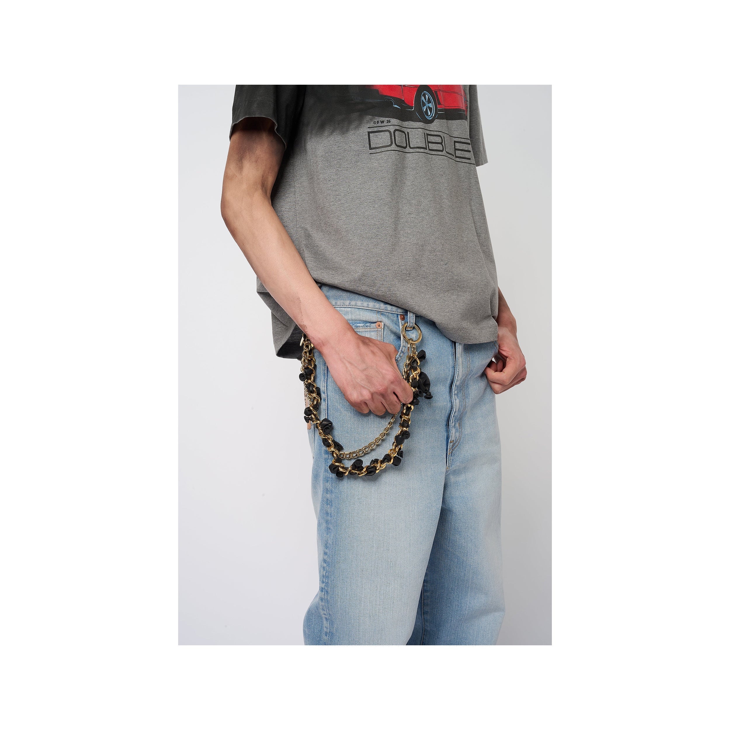 BALLOON KEY CHAIN : GOLD
