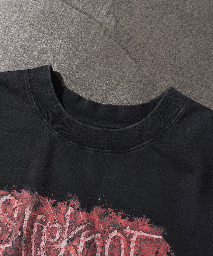 【EXCLUSIVE】Vintage-like Slipknot Back Print T-shirt / Slipknot